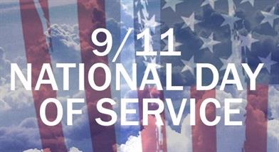 9/11 national day of service banner 9/11国庆服务横幅